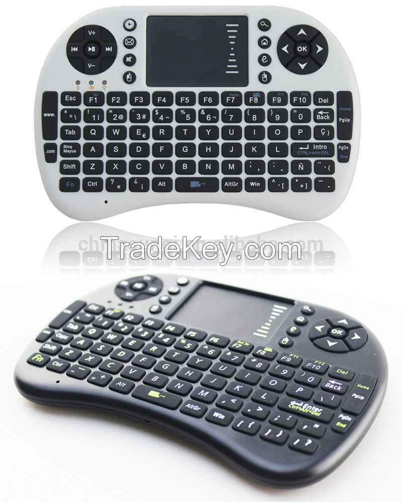 Rii i8 2.4G Mini Wireless Keyboard and Mouse For Smart TV 2.4G RF wire