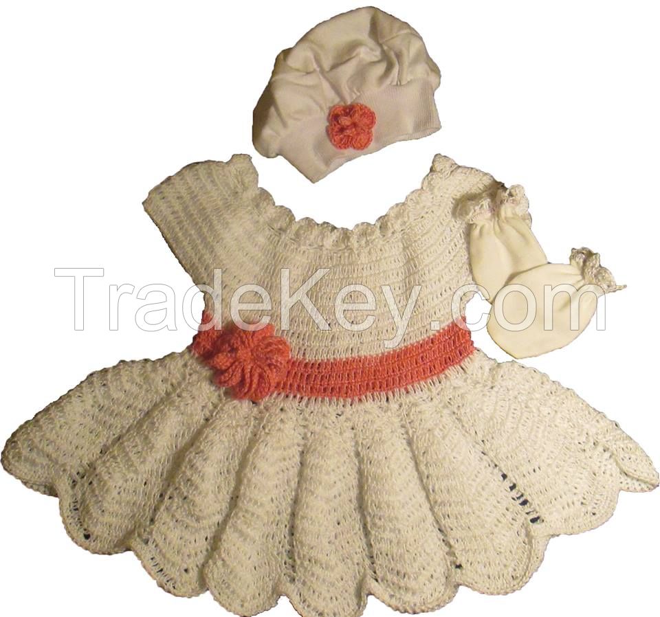 handmade female baby dress 