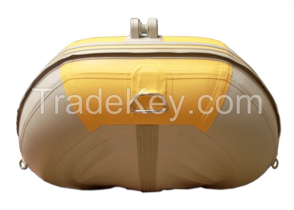 8.8 ft Inflatable Boat Dinghy Yacht Tender Fishing Raft with Aluminum Floor