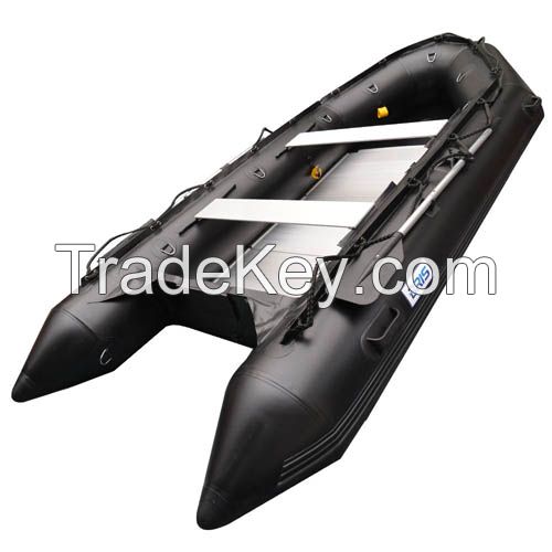 1.2mm PVC 3.8M Inflatable Boat Inflatable Fishing Boat Raft Dinghy Yacht Tender