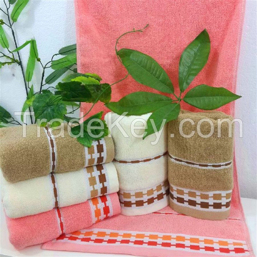 100% cotton FACE towels china factory     