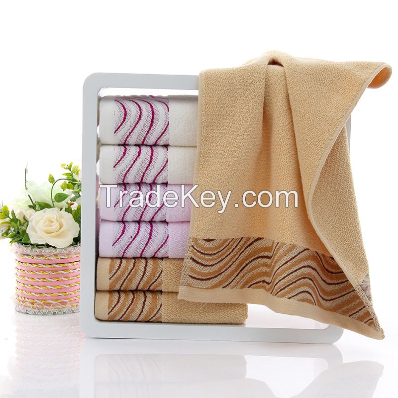 customized designs cotton terry hand towels made in china factoryÂ 