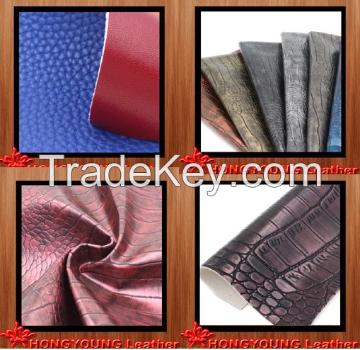 fashion pu leather with perfect quality and competitive price 