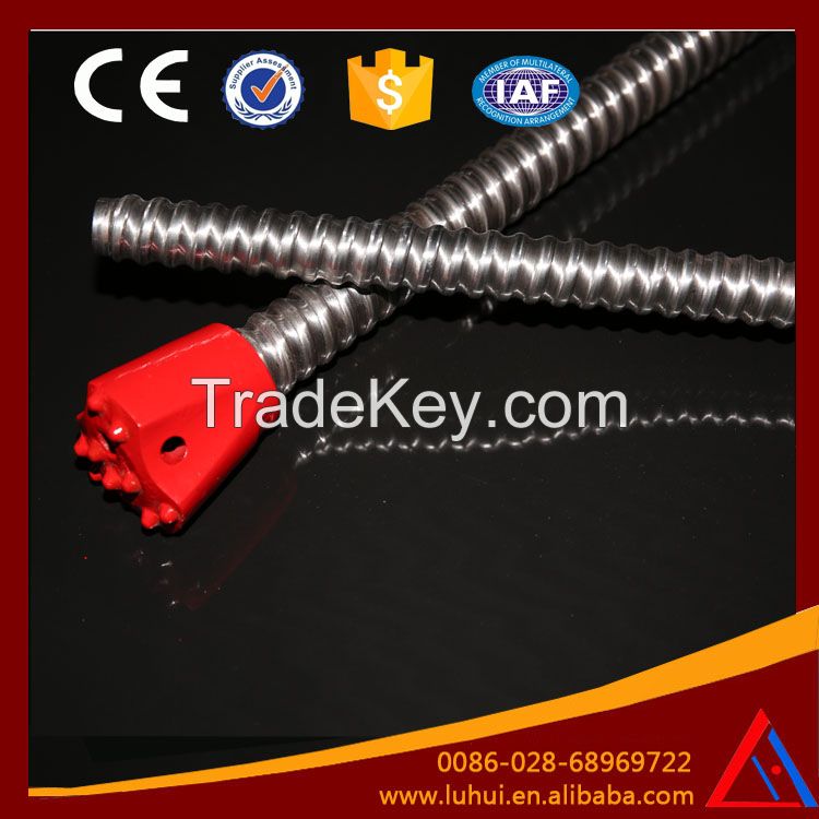 LUHUI R32 High Quality Solid Rock Anchor Bolt For Tunnel support