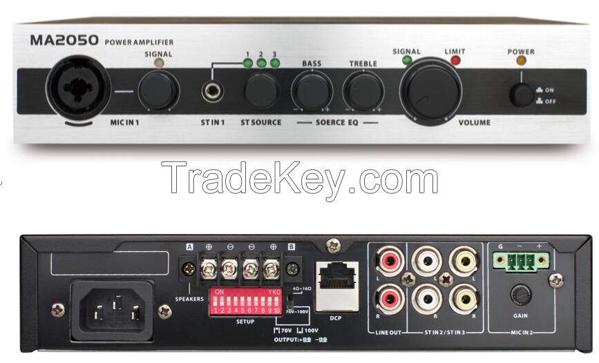 Passive MA2050 Amplifiers for home theatre, Karaoke, professional amplifier, COMMERCIAL DIGITAL AMPLIFIER