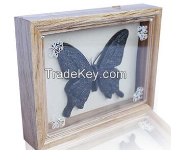 Butterfly-China Tea Sculpture Decoration -Tea Gift -Tea Carving Ornament-Tea Art-Tea Home Accessories 