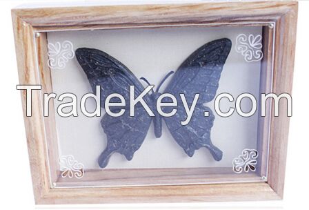 Butterfly-China Tea Sculpture Decoration -Tea Gift -Tea Carving Ornament-Tea Art-Tea Home Accessories