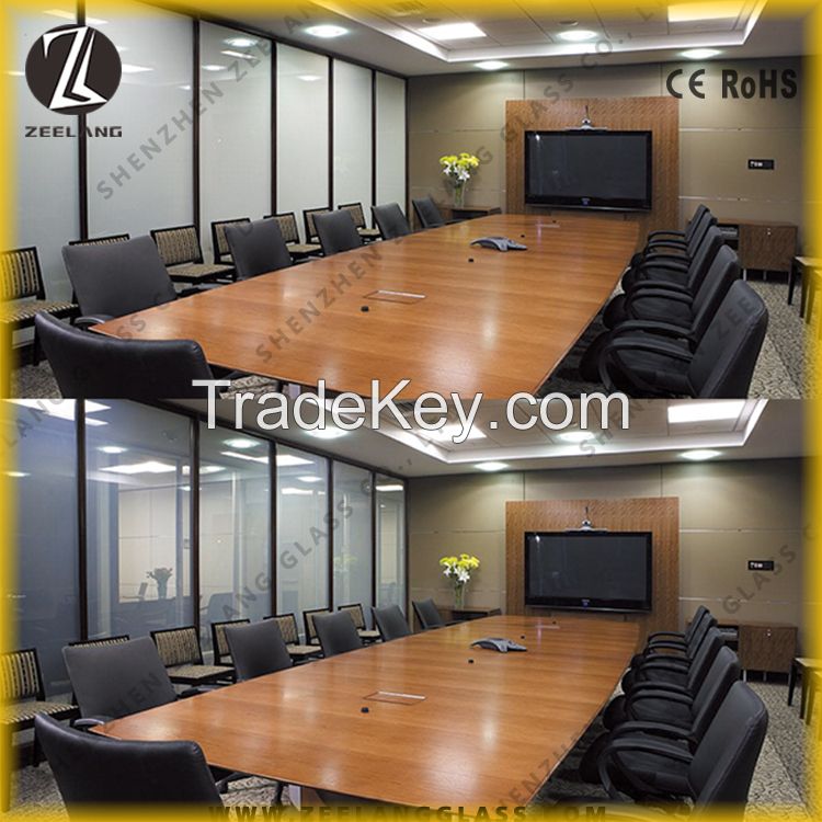 Light switchable office partition smart pdlc film, Self-adhesive pdlc film