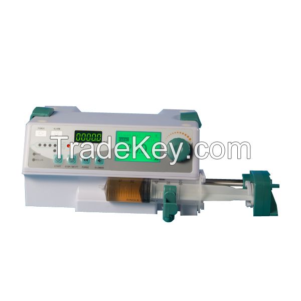 ISO & CE Approved Cheap Electric Syringe Pump with Bolus with Drug Library for Operation