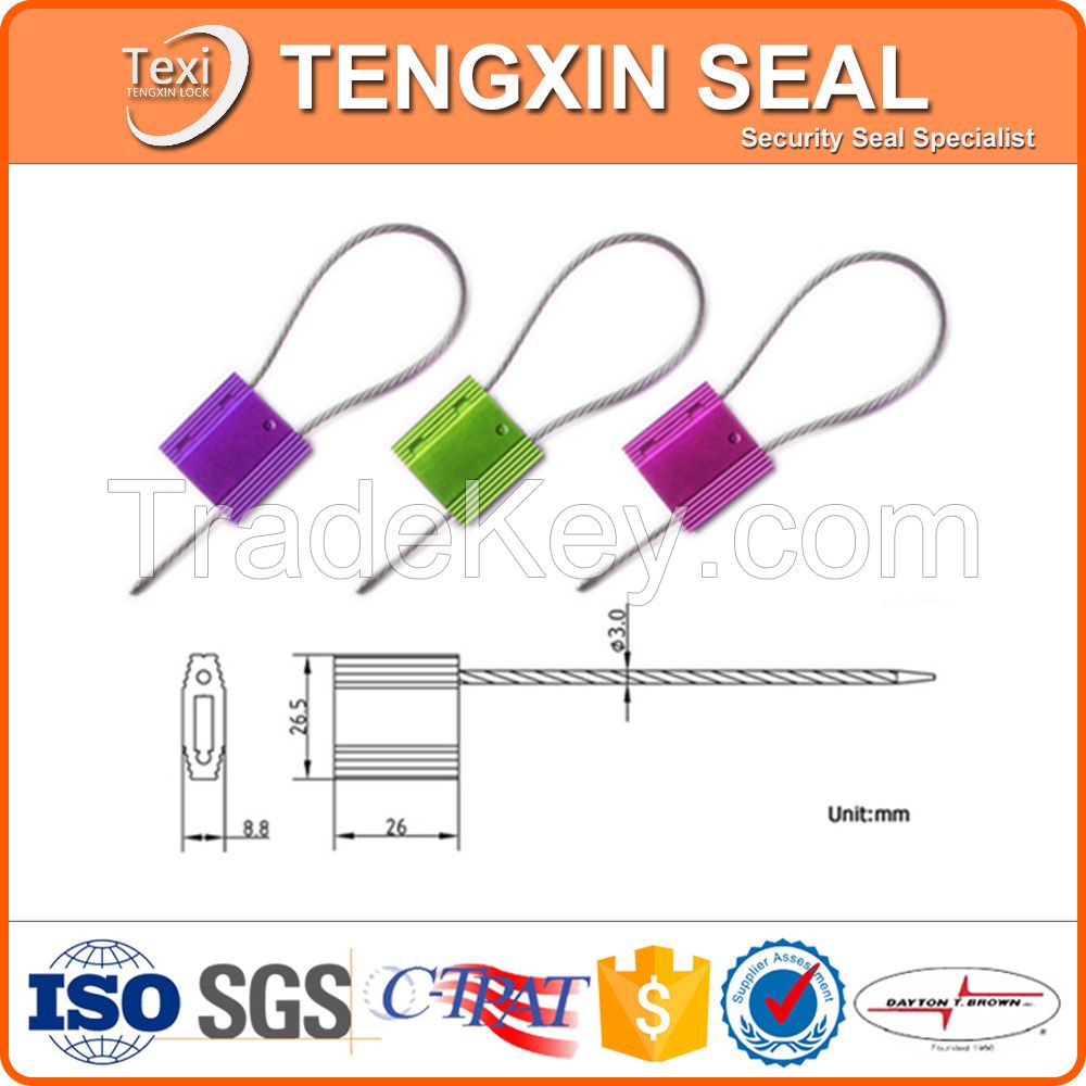 Aluminum Cable Seals for Clear Tampering Evidence