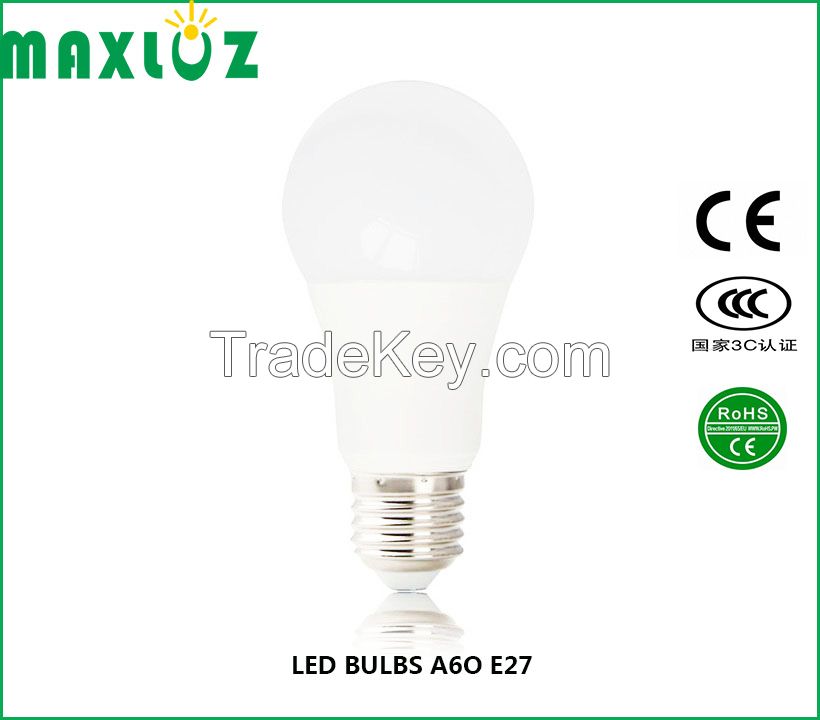 led bulbs A19 with E27 lamp holder