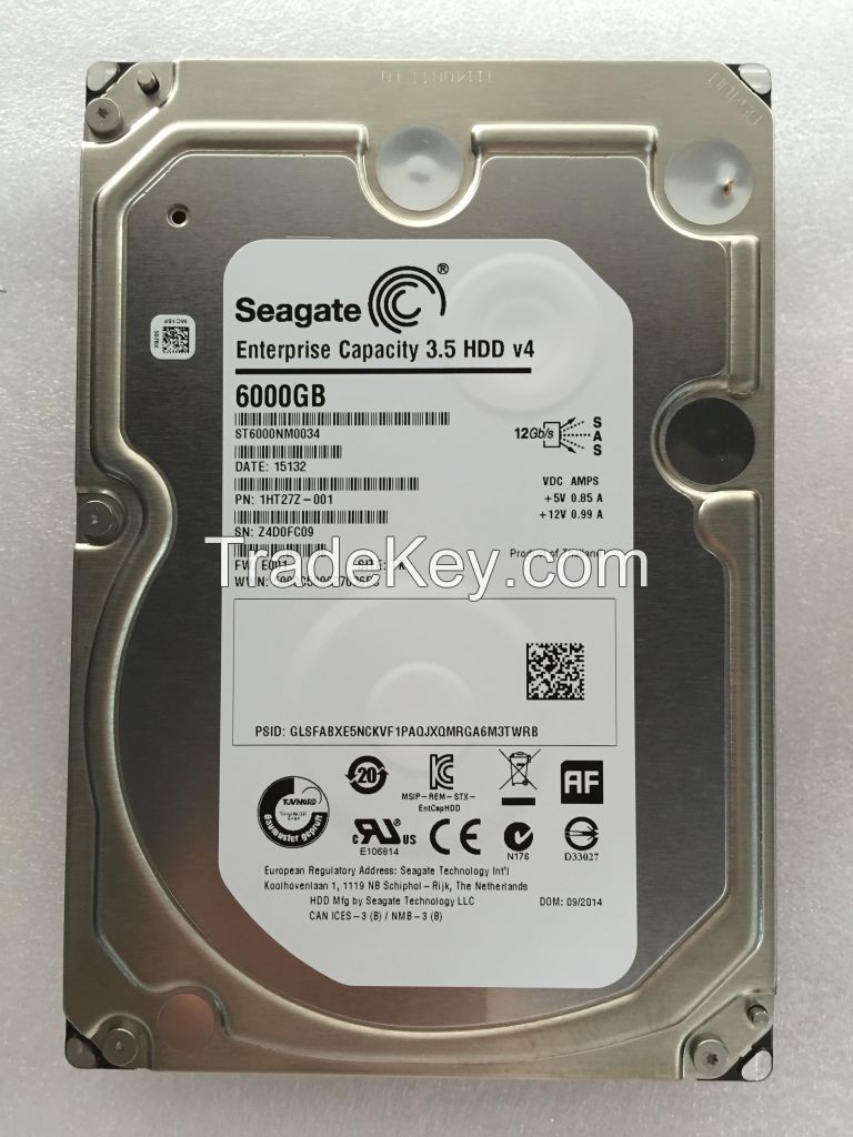 ST6000NM0034  6TB 7200 RPM 128MB Cache SAS 12Gb/s 3.5"  Hard dirve