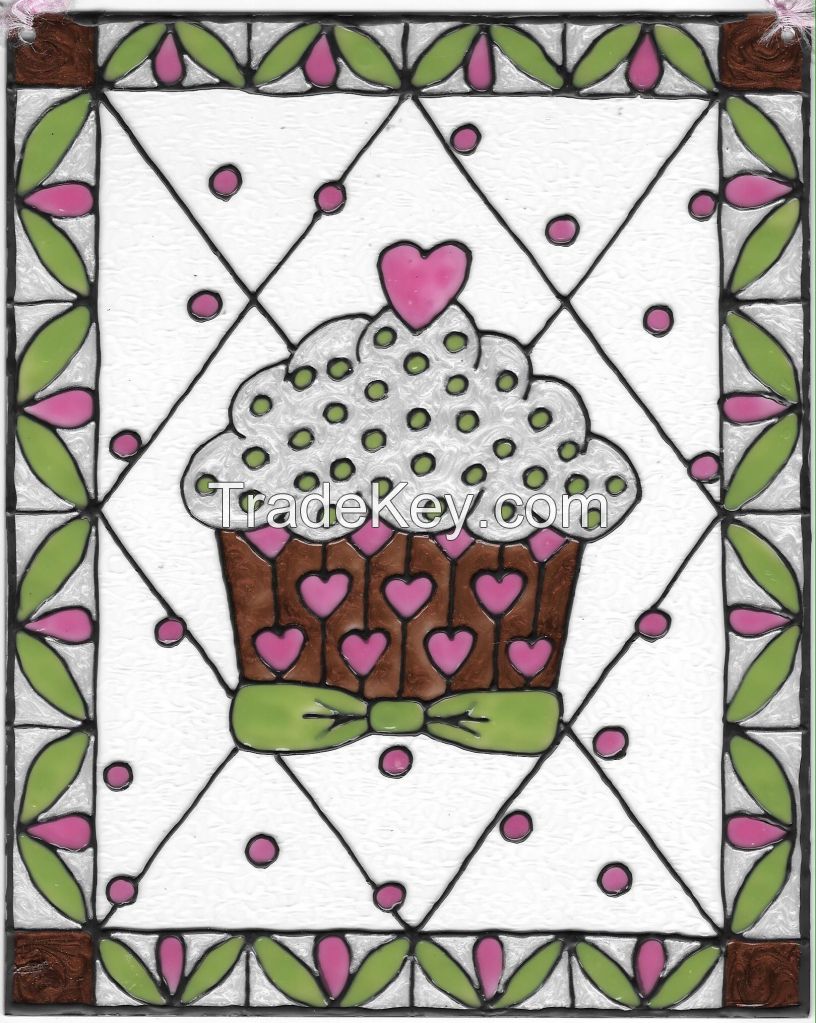 Stained Glass Paintings, Home Decor, Housewares, Party & Wedding Favors