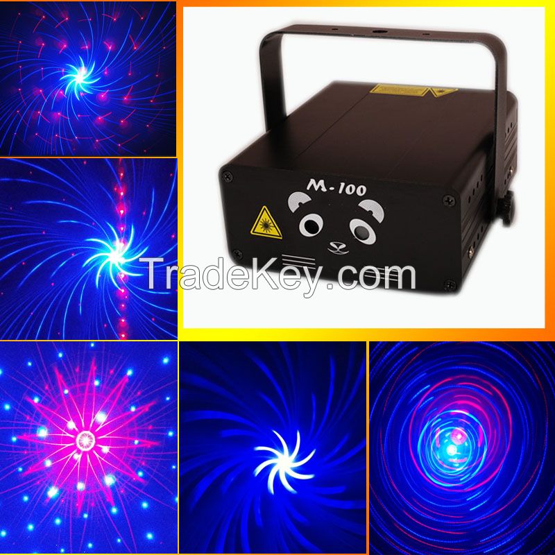 Top Seller M-100 Stage Laser Lighting Fashion&amp;Cute Design Home Party KTV