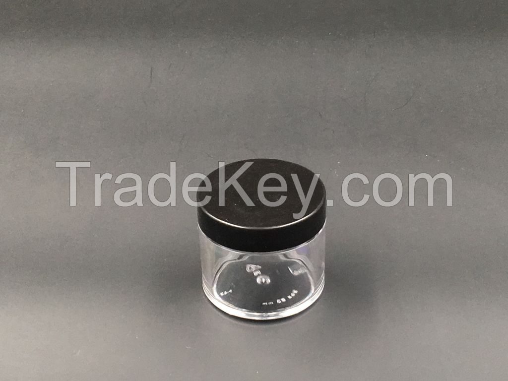3ml-100ml travel cream jar for travle set/face cream jar/60ml plastic round cream jar