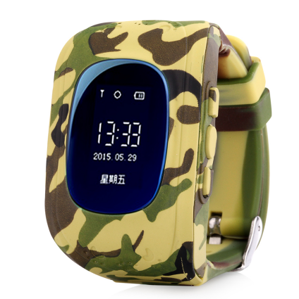 Q50 Smart Watch OLED Screen Children Baby Tracker Satellite Monitor SOS Phone Call GPS Watch