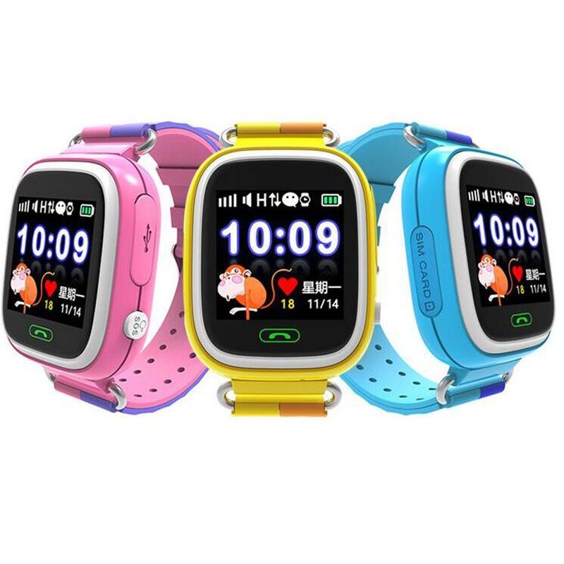 Q90 Smart Watch 1.22 Inch Touch Screen WIFI Tracker SOS Emergency Calling Baby Kids Watch
