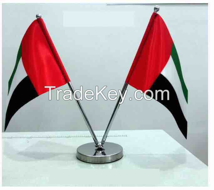 Desk Top Flag with base & pole 