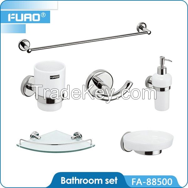 Wall mounted ceramic bathroom set