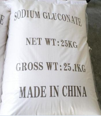 Sodium gluconate for water reducing agent