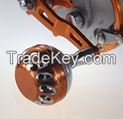 Precision CNC Machined Aluminum Fishing Reel Hand Spinning Reel Ball Knob