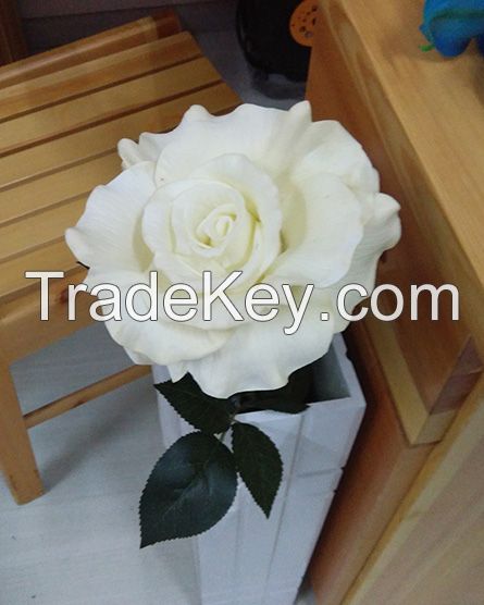Silk floral factory wholesale real touch rose flower
