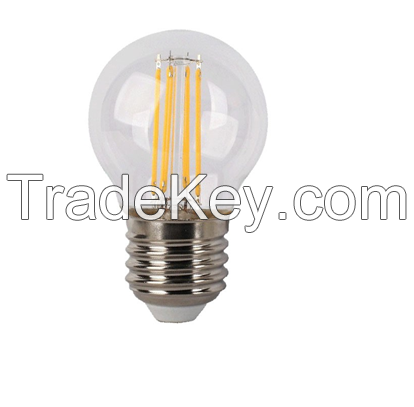 LED filament bulb G45