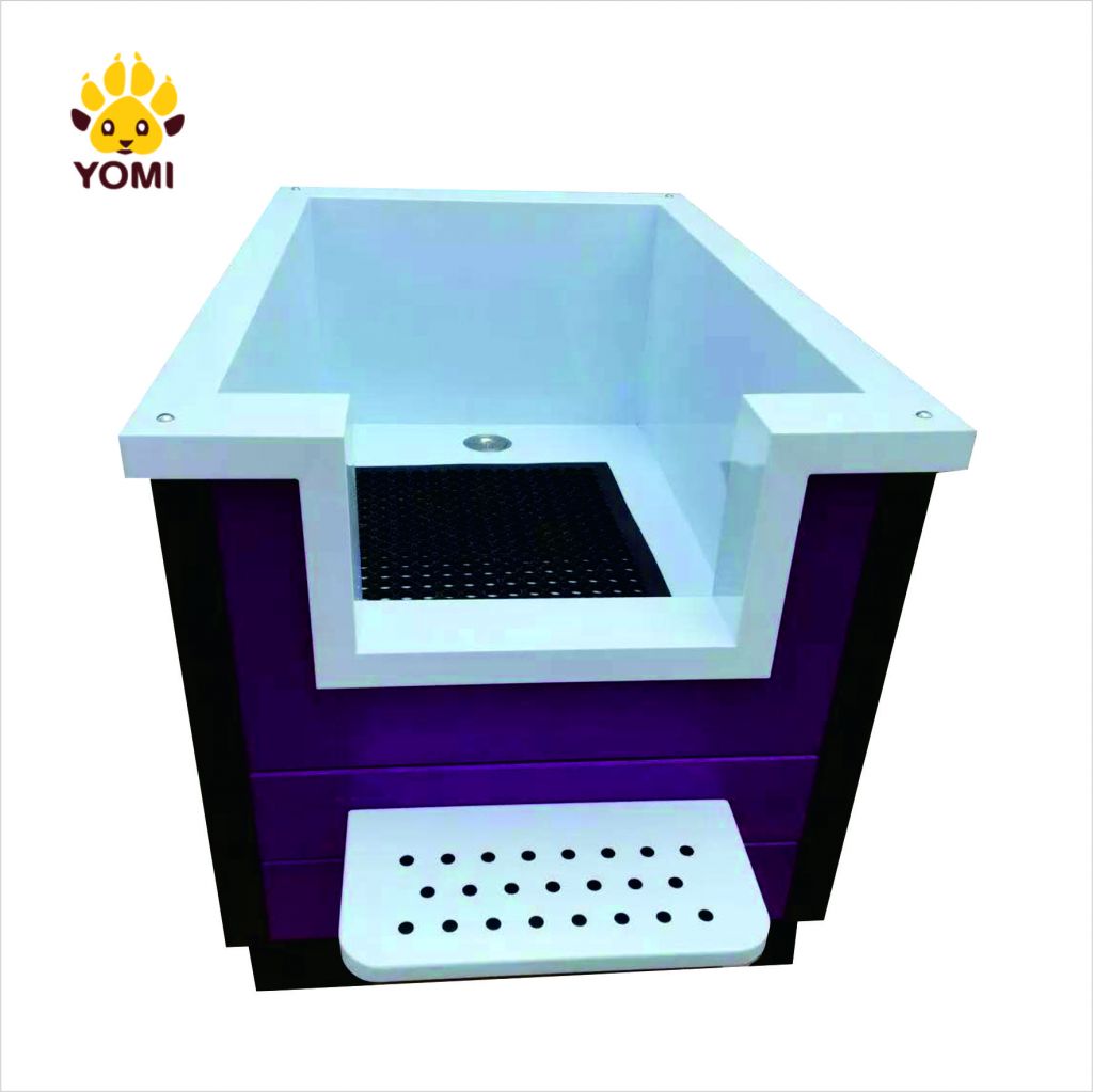 Stainless steel luxurious dog bath tub