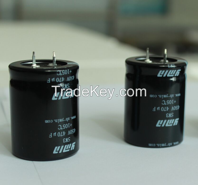 High Power Capacitor Snap in Electrolytic Capacitor for Solar Photovoltaic Power Inverter Solar PV Inverter