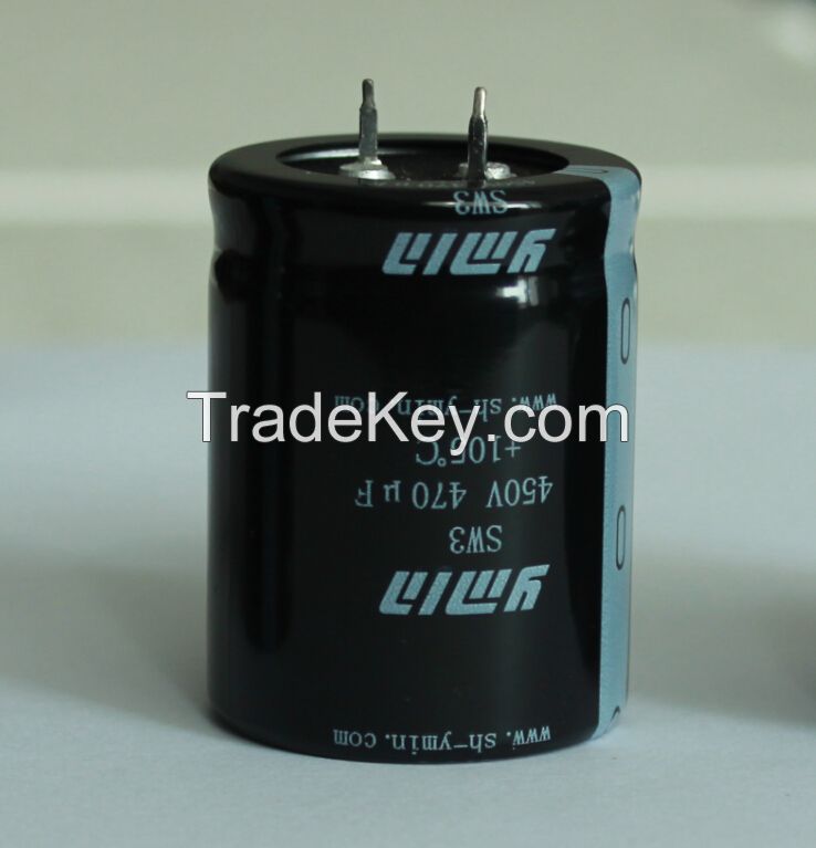 Low  Resistance Capacitor Snap in Electrolytic Capacitor for Battery Car Charging Pile and Battery Vehicle Charging Post