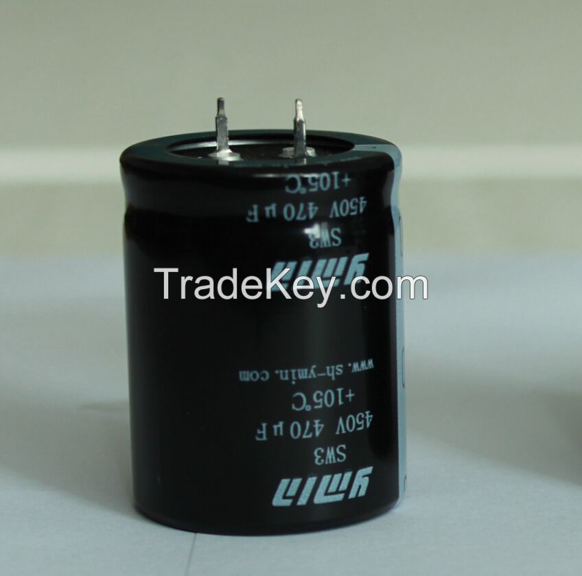 High Power Capacitor Snap in Electrolytic Capacitor for EV Charging Pile and EV Charging Post