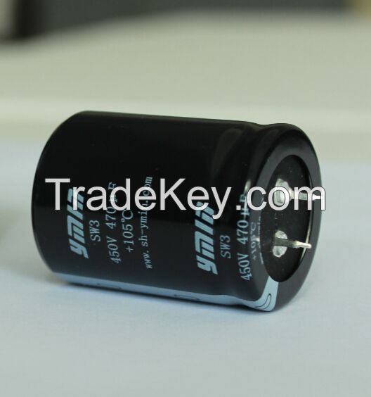 Wave Inverter Capacitor Snap in Electrolytic Capacitor for Wind Turbine Power Inverter