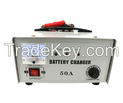 12v/24v 50 a Car battery charger 