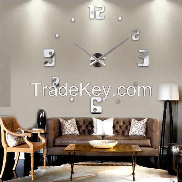 Vintage Rolling Metal Decorative Wall Clock Home Decoration         