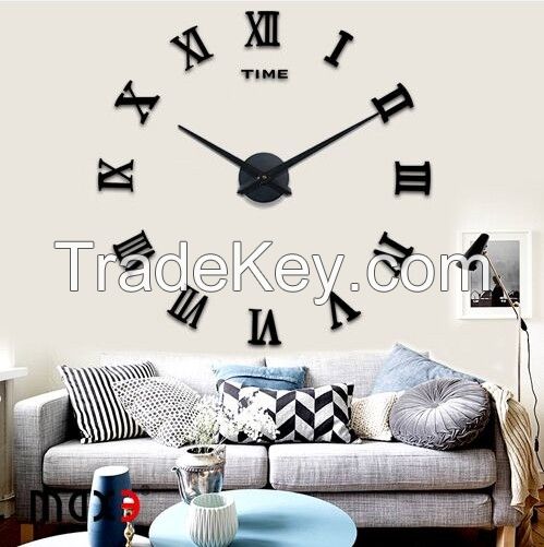 Decorative home wall sticker clock