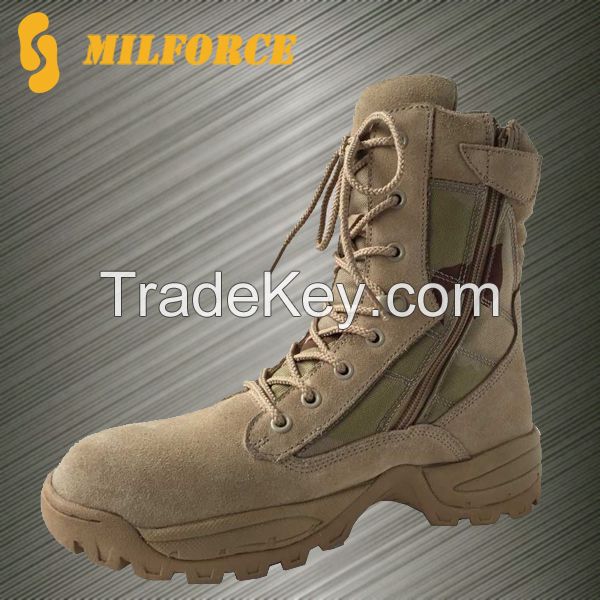 2016 China Factory Price Lightweight Military Desert Boots Army Boots