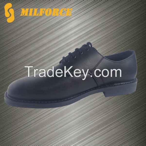 Cow Leather Black Or White Police Officer Shoes Military Police Boots