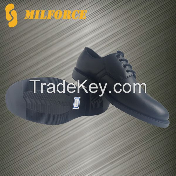 Cow leather black or white police officer shoes military police boots