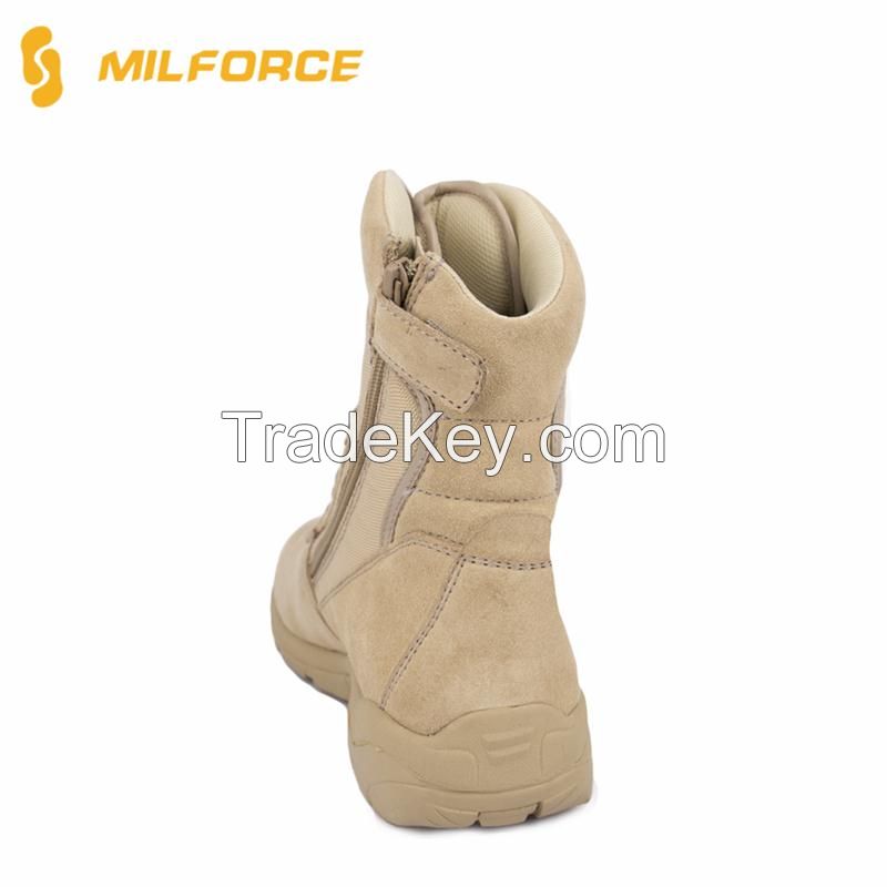 Quick Wear Waterproof Fabric Desert Army Military Boots