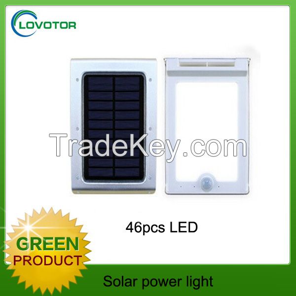 Solar motion sensor light