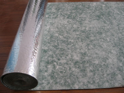 Acoustic underlay for laminate and wood flooring
