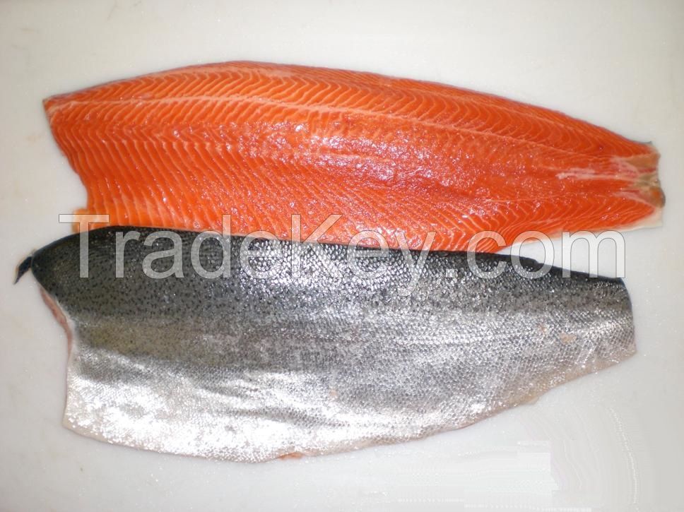 Fresh Atlantic Salmon Fillet Trim C and Trim D 