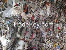 WASTE PAPER, OCC, ONP, OINP, YELLOW PAGES DIRECTORIES, OMG, SOP, WHITE TISSUE WASTE PAPER FROM