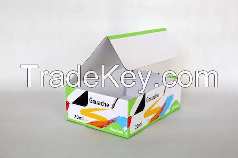 Custom Packaging Paper Box with Open Side on Top