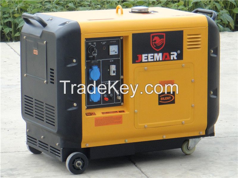 5KVA super silent generator 66dB/7m