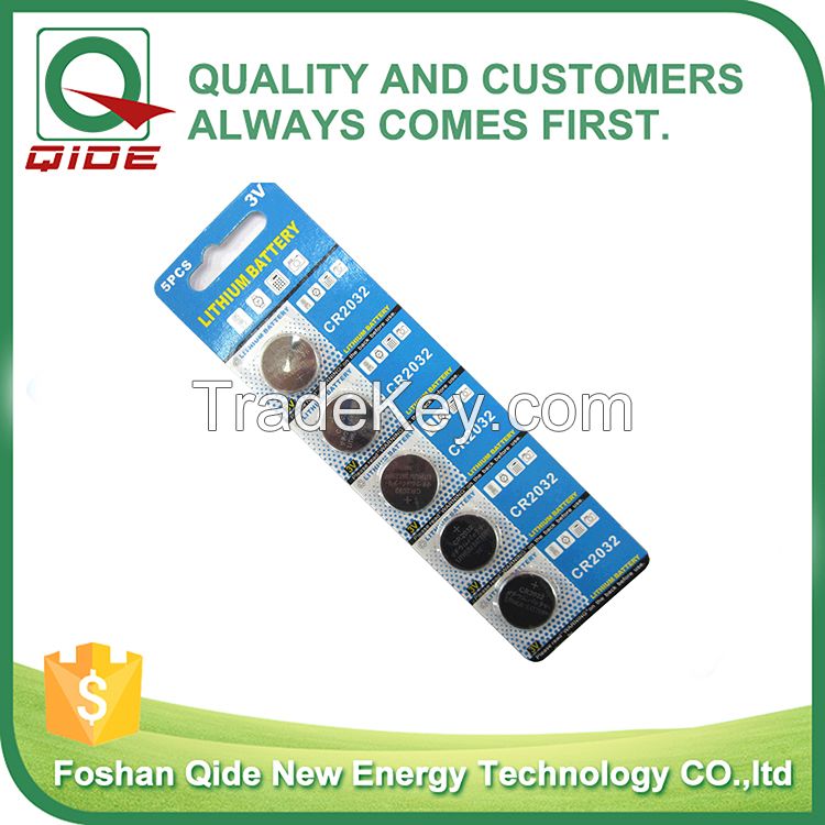 3V Lithium CR2032 button cell battery