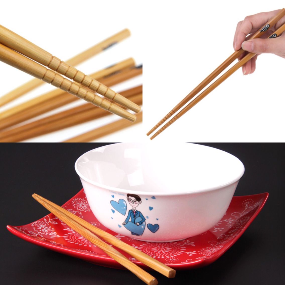 Sky blue chopsticks