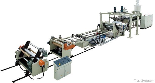 PET organic sheet extruder machine