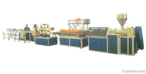 PP Hollow Tile Profile Extrusion Machinery