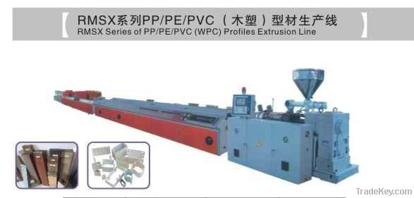 PE Wood  Profile Extrusion Machinery